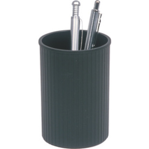 helit Pot à crayons 'the tube line', en polystyrène, noir