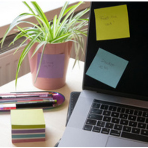 Kores Bloc-note adhésif Recycling 'Recycled Pastel Notes'