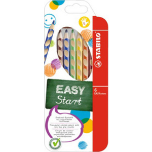 STABILO Crayon de couleur EASYcolors, pour gauchers, étui