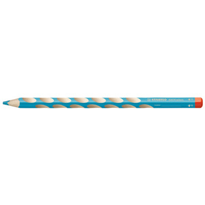 STABILO Crayon de couleur EASYcolors, pour droitiers, bleu