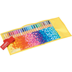 STABILO Feutre à pointe fine point 88, trousse enroulable