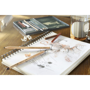 FABER-CASTELL Crayon pour artistes PITT OIL BASE, sanguine