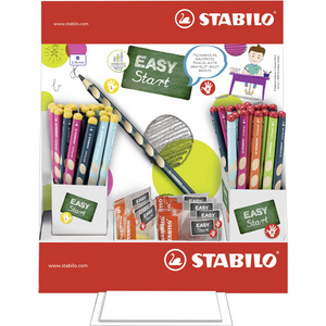 STABILO Crayon d'apprentissage EASYgraph, HB, présentoir