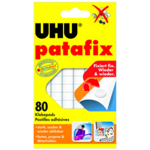 UHU Pâtes adhésives patafix, repositionnable, jaune  - 45519