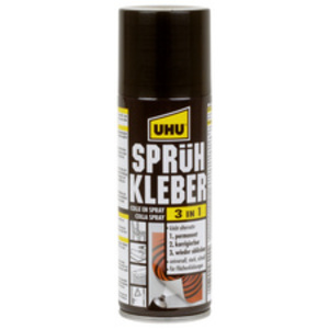 UHU Colle aérosol 3 en 1, redécollable, spray de 500 ml  - 46314