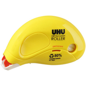 UHU Roller de colle Dry & Clean Roller, non permanent  - 40031