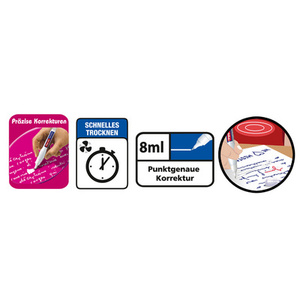 Tipp-Ex Correcteur Shake'n Squeeze, 8 ml, blanc  - 44500