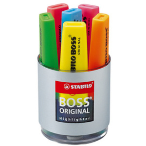 STABILO Surligneur BOSS ORIGINAL, boîte BIG BOSS de 4