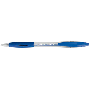 BIC Stylo à bille rétractable Atlantis Classic, bleu  - 13001