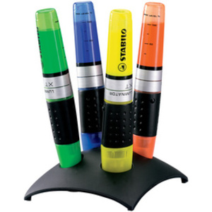 STABILO Surligneur LUMINATOR, set de bureau de 4 - 13366