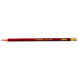 STABILO Crayon graphite Swano avec gomme, dureté: HB  - 11570