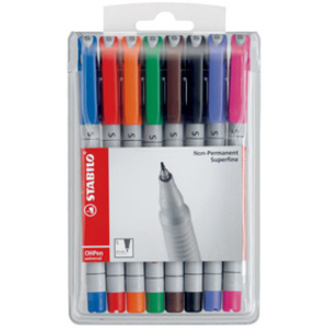 STABILO Feutre pour films OHPen universal, étui de 4  - 64928