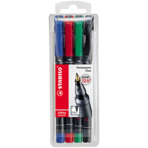 STABILO Feutre pour films OHPen universal, permanent, étui  - 61237