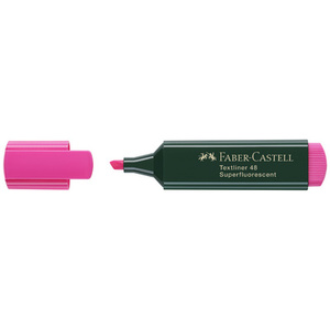 FABER-CASTELL Surligneur TEXTLINER 48 REFILL, rose