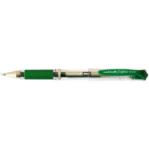 uni-ball Stylo roller encre gel SIGNO broad UM153C, vert