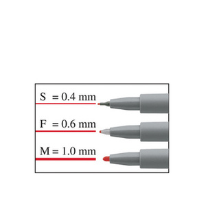 FABER-CASTELL Marqueur NonPermanent MULTIMARK M, étui de 4