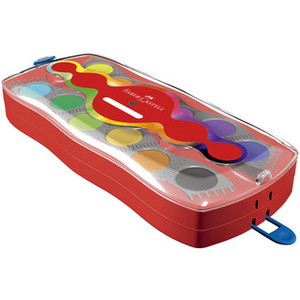 FABER-CASTELL Palette de peinture CONNECTOR, 12 couleurs