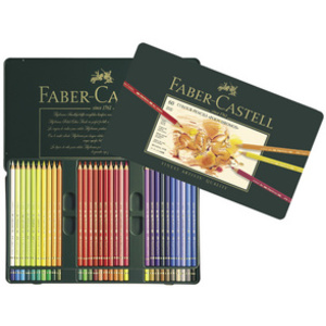 FABER-CASTELL Crayons de couleur POLYCHROMOS, étui en métal