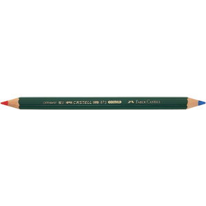 FABER-CASTELL Crayon couleur CASTELL COLOR 873, rouge - bleu