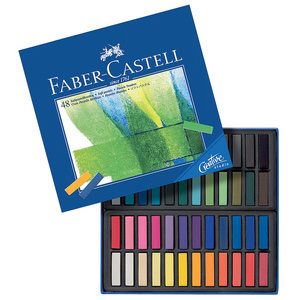 FABER-CASTELL Pastel tendre CREATIVE STUDIO, étui de 48