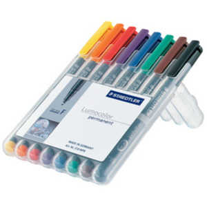 STAEDTLER Marqueur permanent 317M Lumocolor, étui de 6