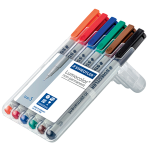 STAEDTLER Marqueur non permanent 312B Lumocolor, étui de 8