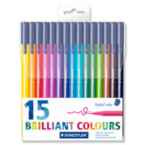 STAEDTLER Feutres triplus, étui de 10