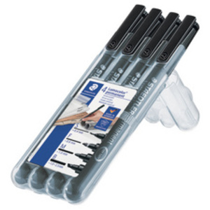 STAEDTLER Lumocolor Marqueur permanent 313S/318F/317M/314B