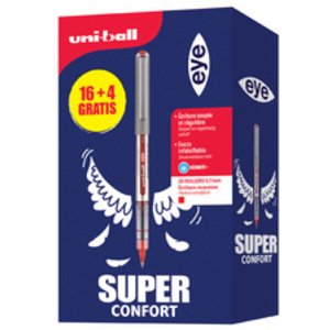 uni-ball Stylo roller eye fine UB157E, VALUE PACK, bleu