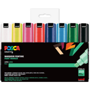 POSCA Marqueur à pigment PC-8K, étui de 4