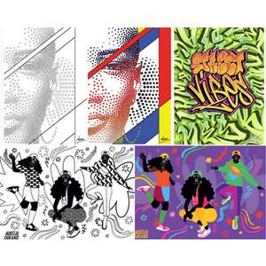 POSCA Marqueur à pigment STREET VIBES, mallette métal de 20