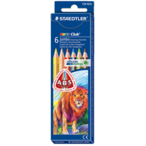 STAEDTLER Crayon de couleur Noris jumbo, étui de 10