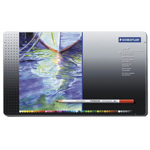 STAEDTLER Crayon aquarellable karat aquarelle, étui de 36