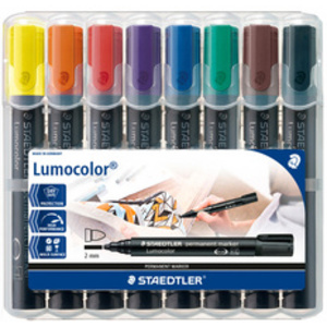 STAEDTLER Marqueur permanent 352 Lumocolor, étui de 6
