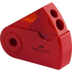 FABER-CASTELL Taille-crayon double avec étui de protection