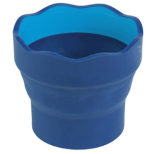 FABER-CASTELL Gobelet CLIC & GO, bleu