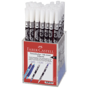 FABER-CASTELL Effaceur d'encre, moyen, point ogive B,