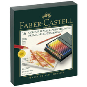 FABER-CASTELL Crayons de couleur POLYCHROMOS,boîte d'atelier
