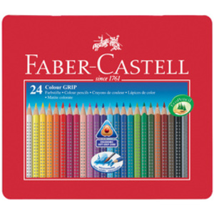 FABER-CASTELL Crayons de couleur Colour GRIP, étui de 48