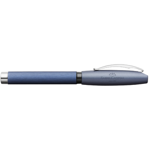 FABER-CASTELL Stylo plume Essentio Aluminium, bleu, EF