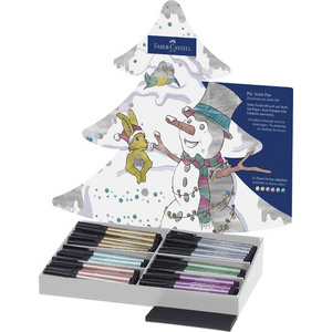 FABER-CASTELL Feutre PITT artist pen, présentoir de 90