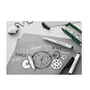 FABER-CASTELL Feutre PITT artist pen, étui de 4