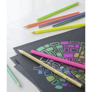 FABER-CASTELL Crayon couleur triangulaire Color GRIP, jaune