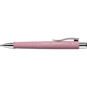 FABER-CASTELL Stylo-bille rétractable POLY BALL XB, rosé