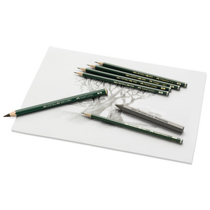 FABER-CASTELL Crayon graphite CASTELL 9000, étui métal de 6