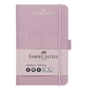 FABER-CASTELL Carnet, A6, quadrillé, rose