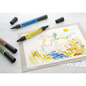 FABER-CASTELL Feutre PITT artist pen Dual Marker, étui de 20