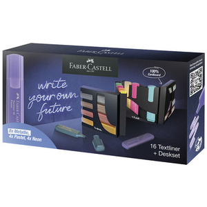 FABER-CASTELL Surligneur TEXTLINER 1546, en set de bureau