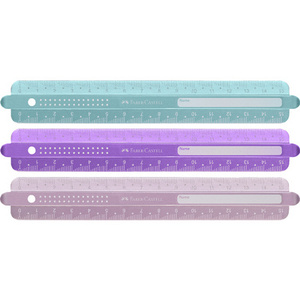 FABER-CASTELL Règle SPARKLE, 300 mm, assorti