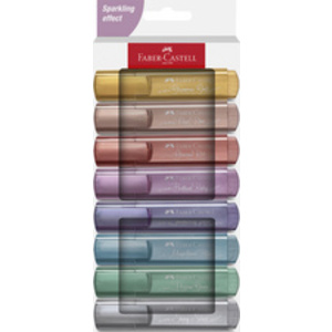 FABER-CASTELL Surligneur TEXTLINER 46 METALLIC, étui de 6